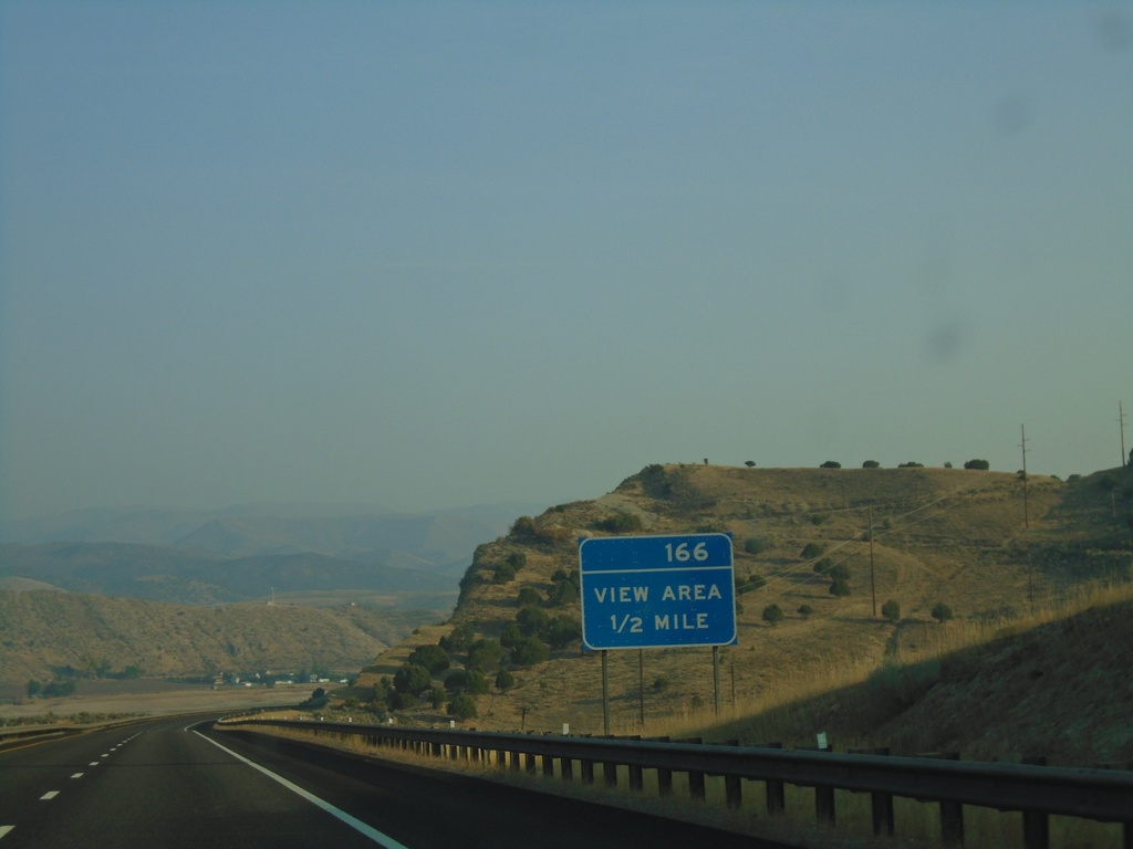 I-80 West Approaching View Area