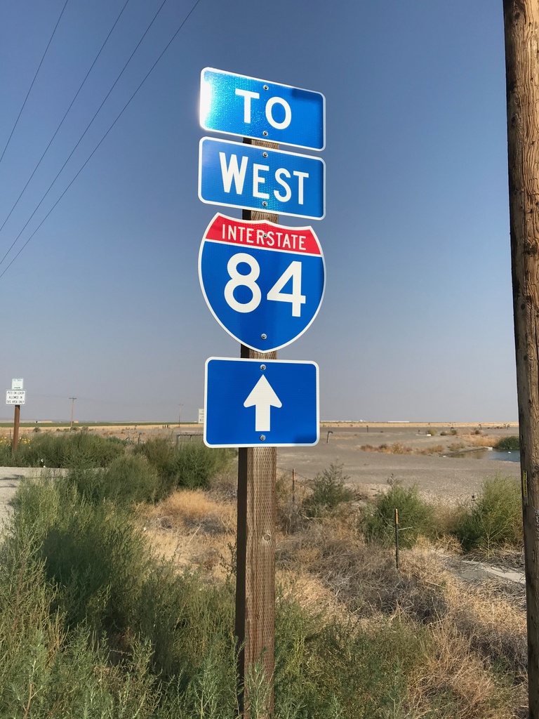 To I-84 West - Cotterel Rest Area