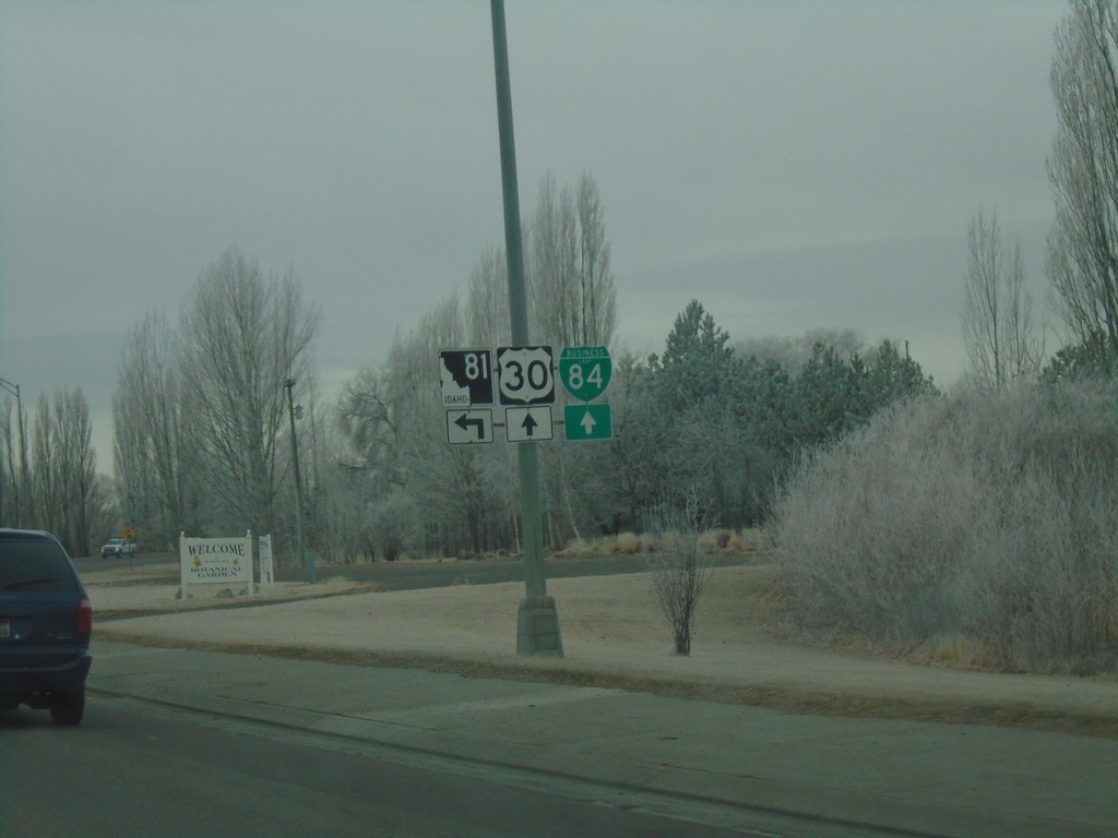 US-30/BL-84 West Approaching ID-81