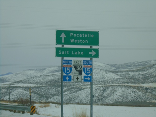 Deep Creek Road at I-15/ID-36 (Exit 17)