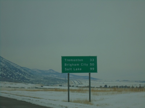 I-15 South - Distance Marker