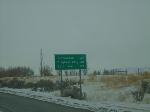 I-15 South - Distance Marker