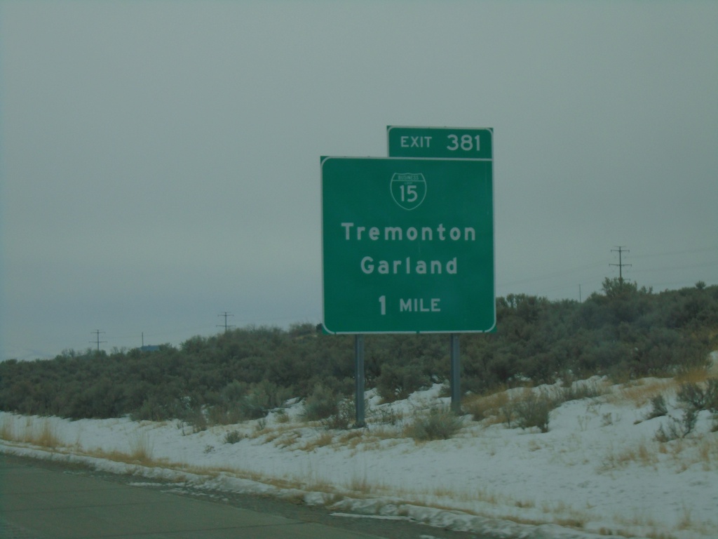 I-15 South - Exit 381