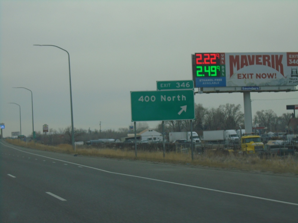 I-15 South/I-84 East - Exit 346