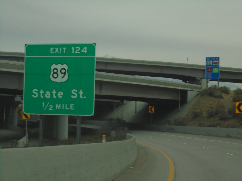 UT-201 East To I-80 East Separation - Exit 125