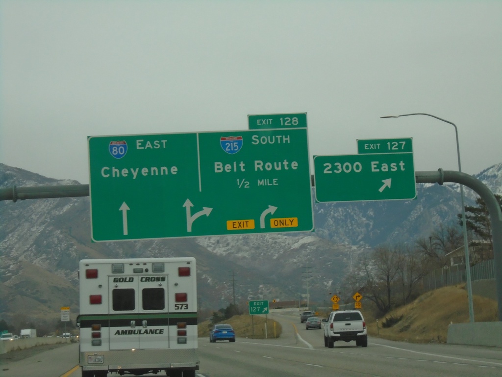 I-80 East - Exits 127 and 128