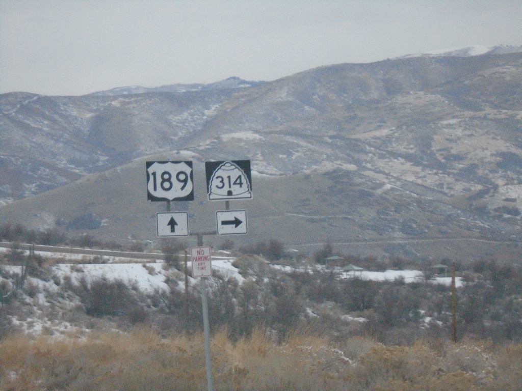 US-189 South at UT-314