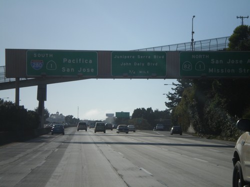 I-280 South - Exit 50 and Exit 49