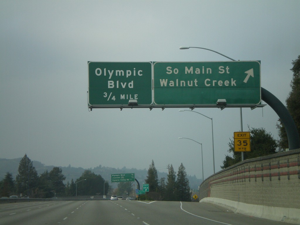 I-680 North - Exit 45A and Exit 45B