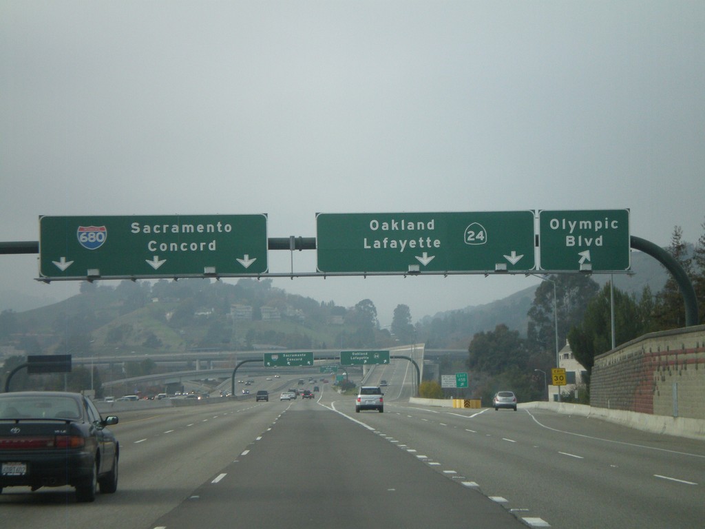 I-680 North - Exit 45B and Exit 46A