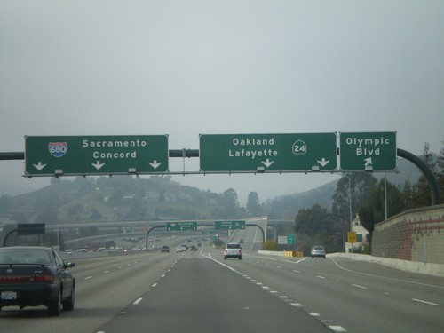 I-680 North - Exit 45B and Exit 46A