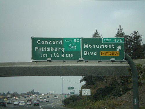 I-680 North - Exit 49B and Exit 50