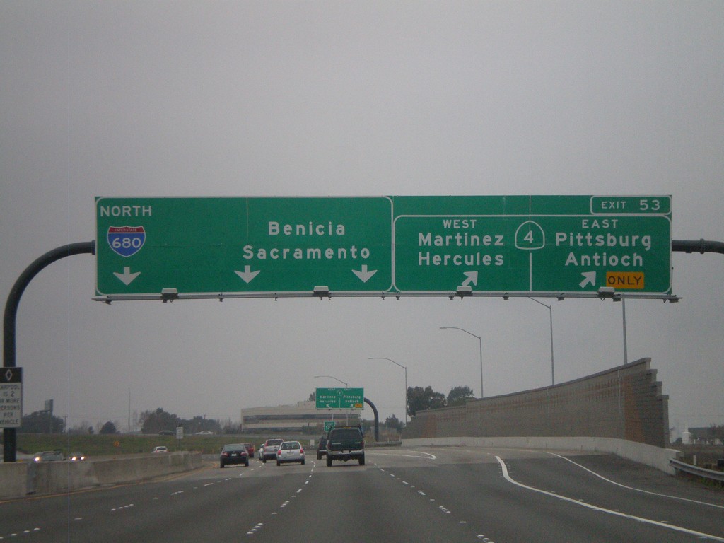 I-680 North -  Exit 53