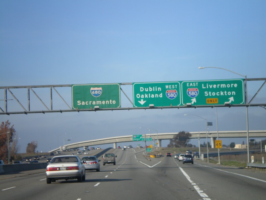 I-680 North - Exit 30A and Exit 30B