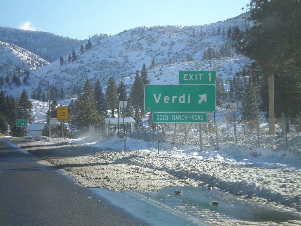 I-80 West - Exit 1