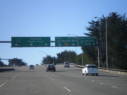 CA-1 South - Exit 508A/Exit 508B