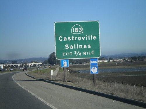 CA-156 East Approaching CA-183