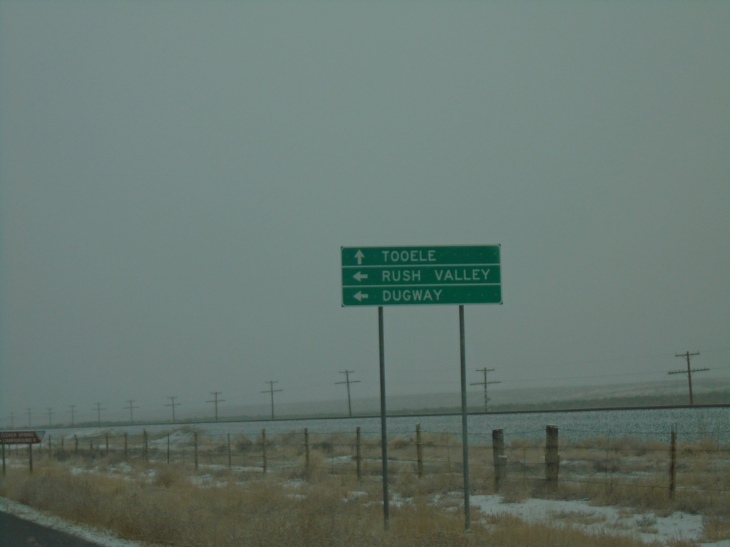 UT-36 North Approaching UT-199