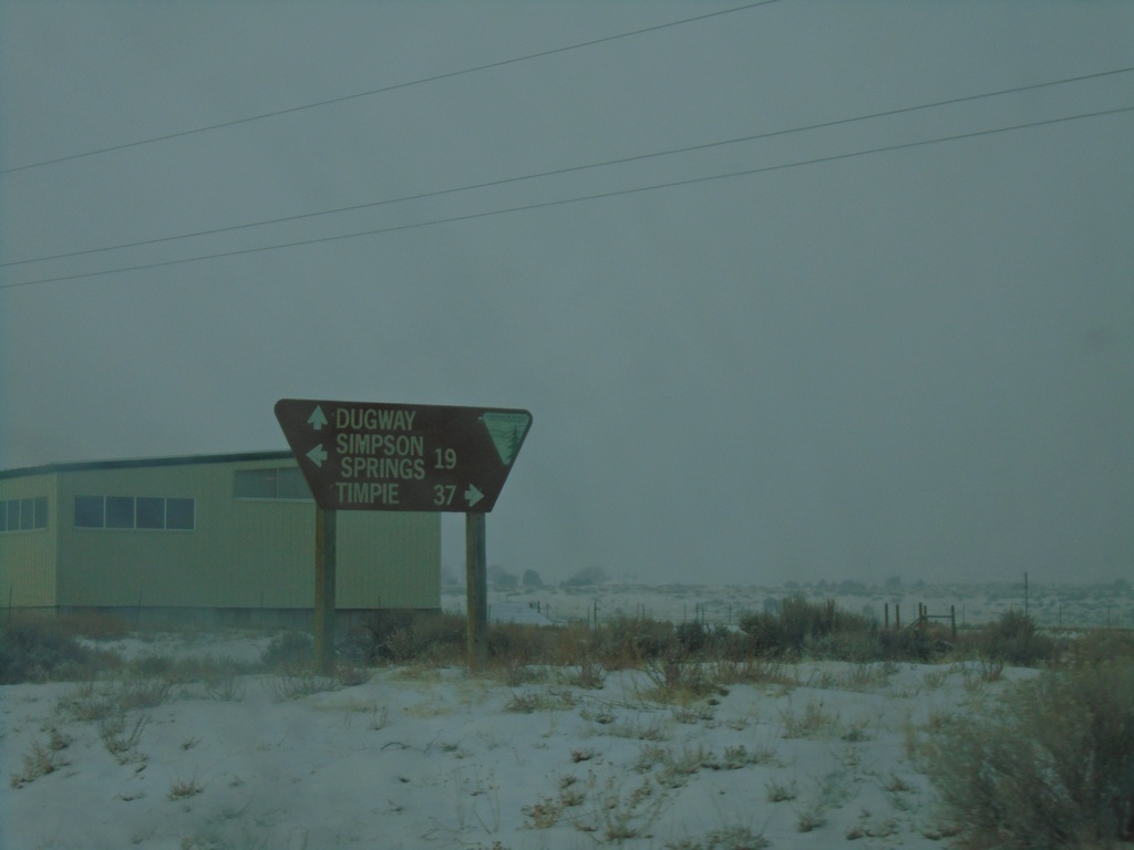 UT-199 West at Government Creek Road