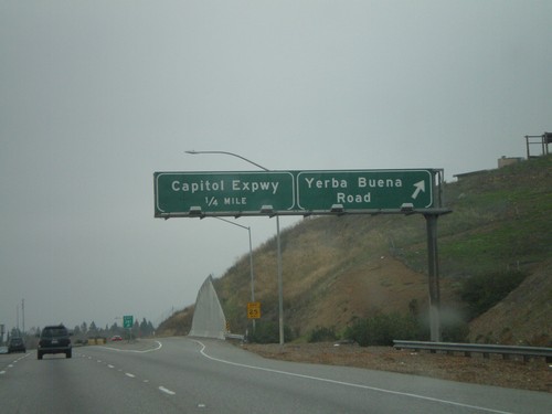 US-101 North - Exit 381 and Exit 382