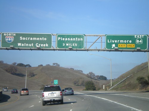 I-680 North - Exit 21B and Exit 25