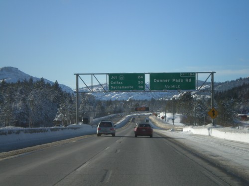 I-80 West - Exit 184