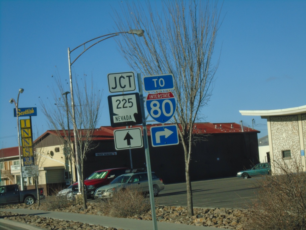 BL-80/NV-535 West Approaching NV-225/To I-80