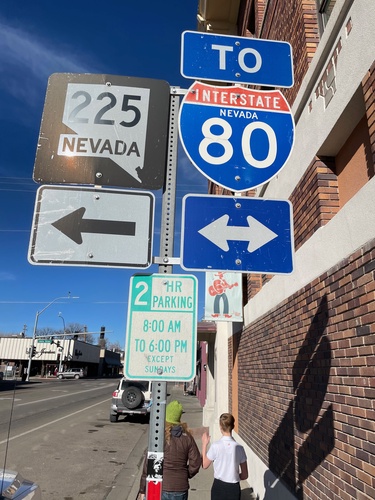 NV-227 North at BL-80/NV-535 (Idaho St.)