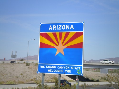 Welcome To Arizona on I-10 East