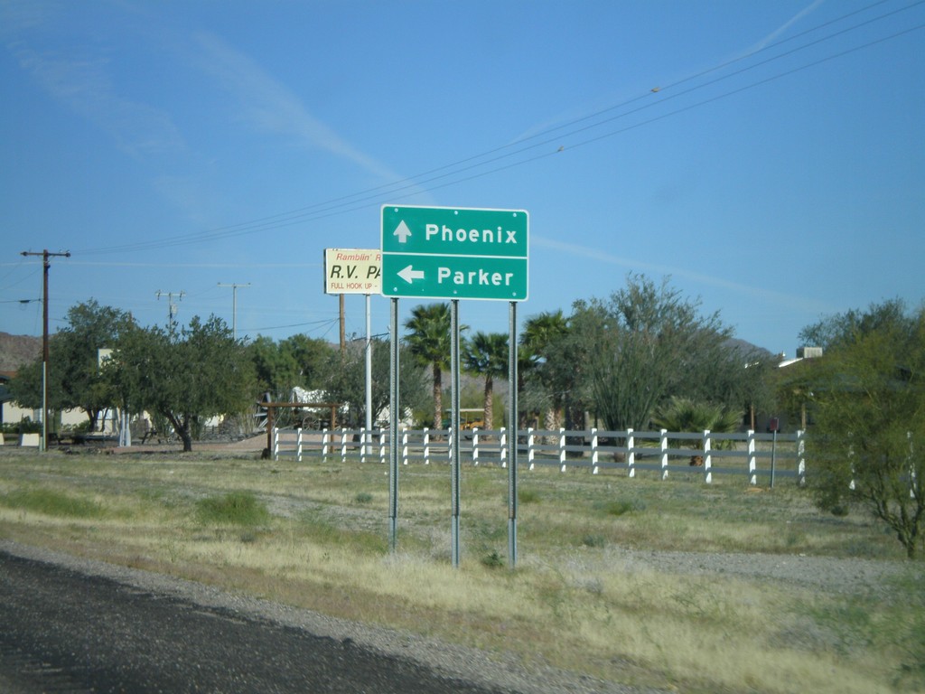 US-60 East Approaching AZ-72