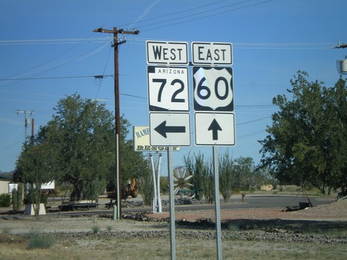 US-60 East at AZ-72