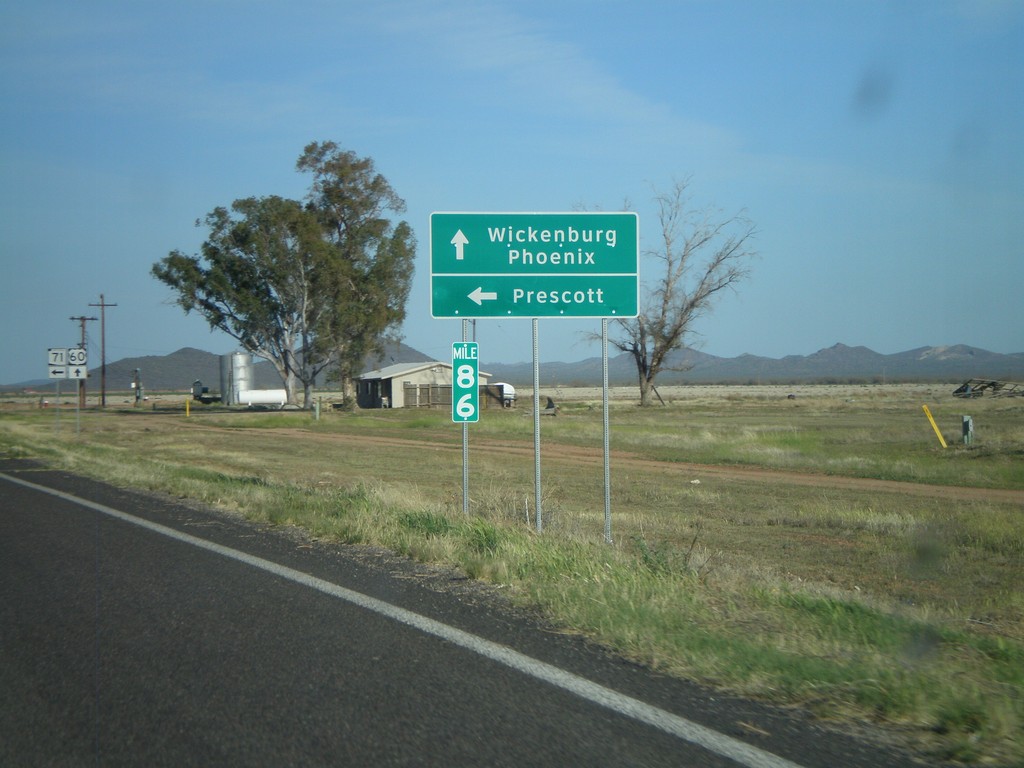 US-60 East at AZ-71