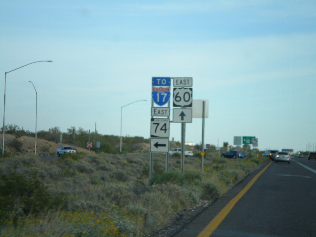 US-60 East Approaching AZ-74