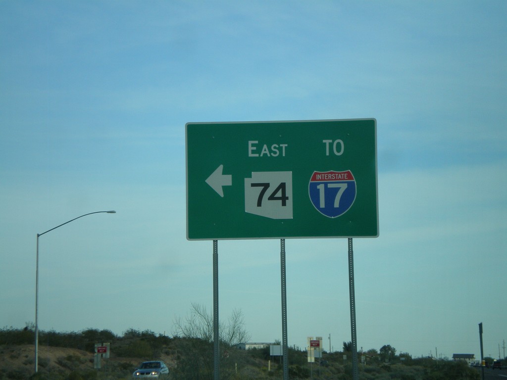 US-60 East at AZ-74