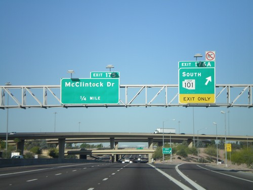 US-60 West - Exit 176A and Exit 175