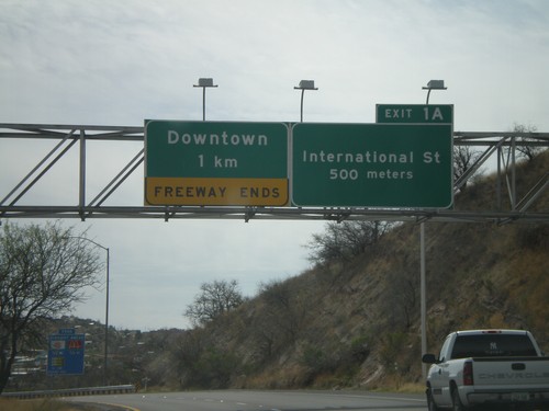 I-19 South Approaching Exit 1A