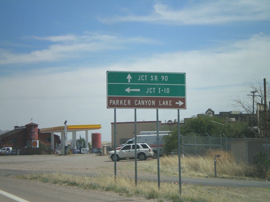 AZ-82 East Approaching AZ-83