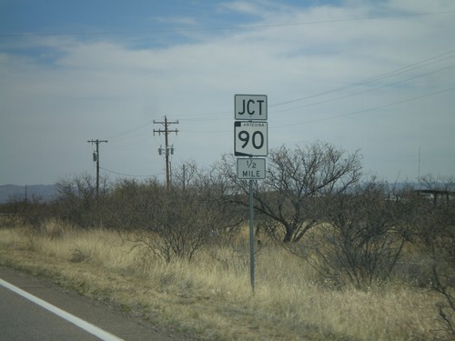 AZ-82 East Approaching AZ-90