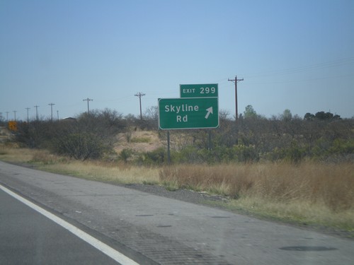 I-10 West -  Exit 299