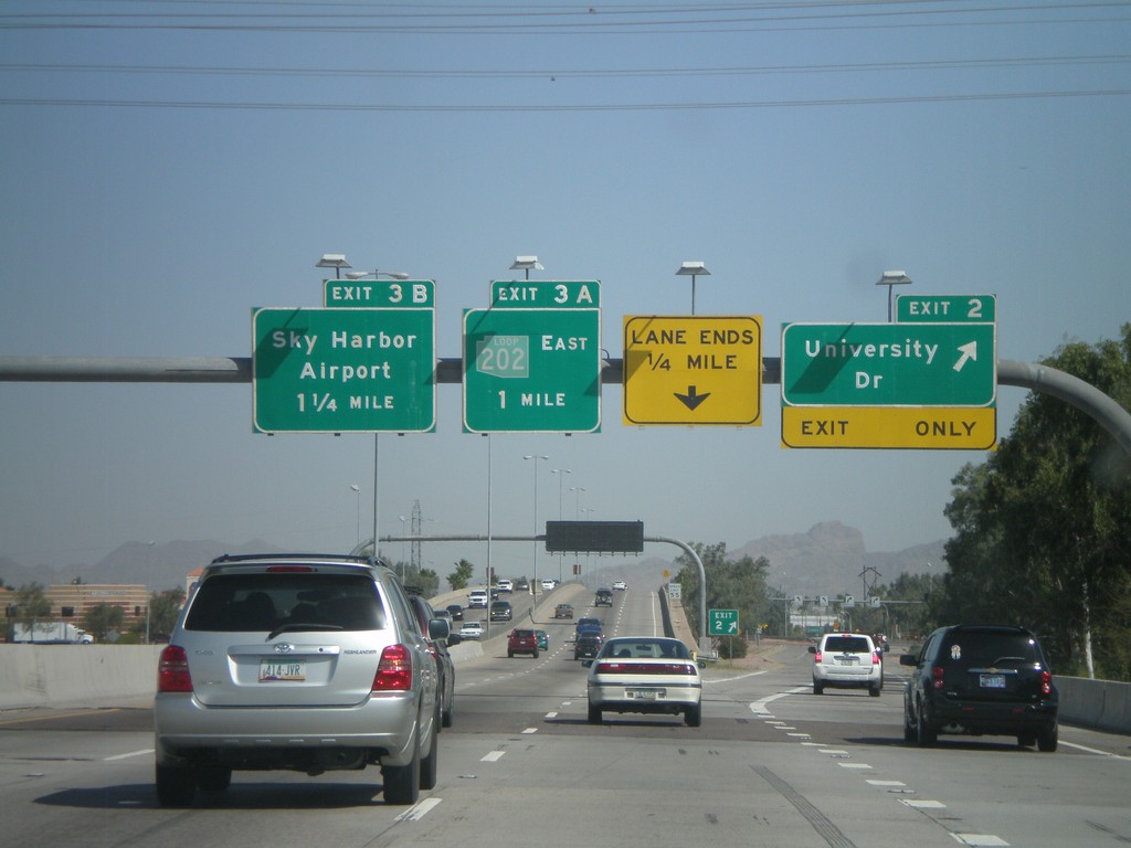 AZ-143 North -  Exit 2 and Exit 3AB