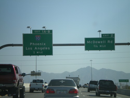 AZ-101 Loop South - Exit 2 and Exit 1AB