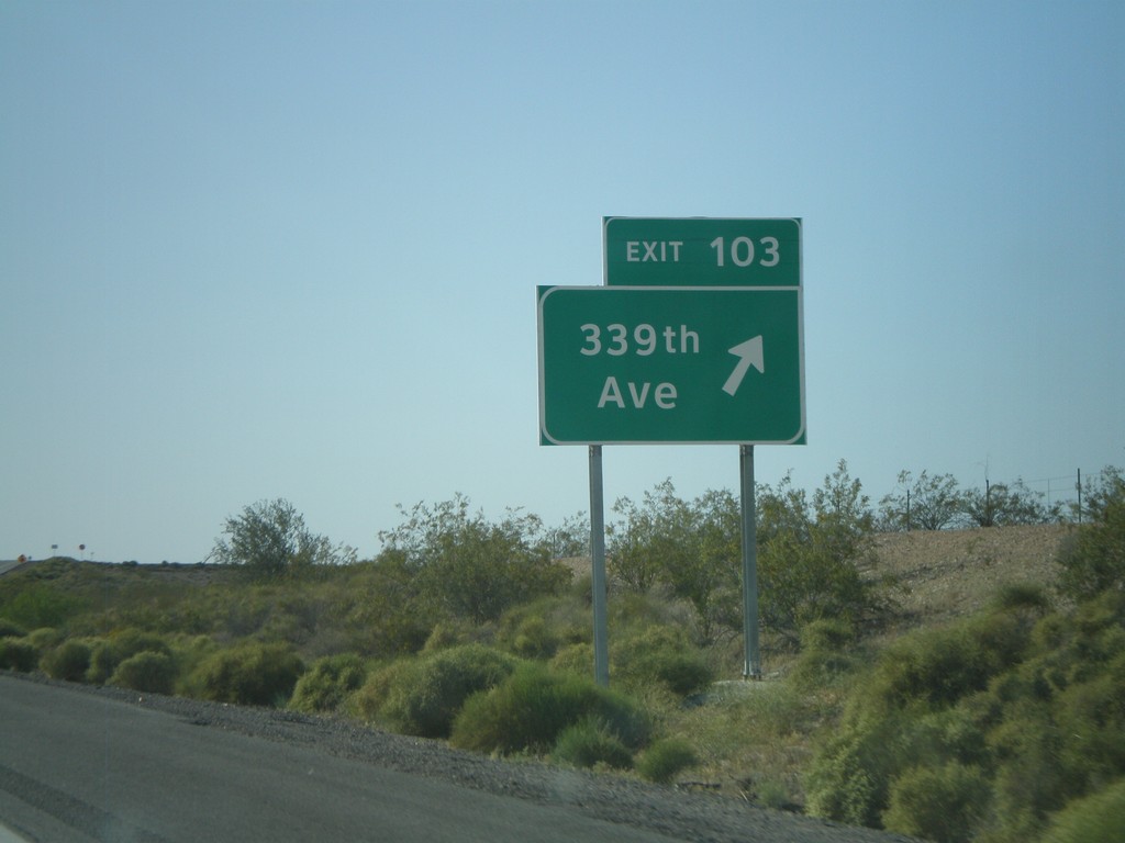 I-10 West - Exit 103