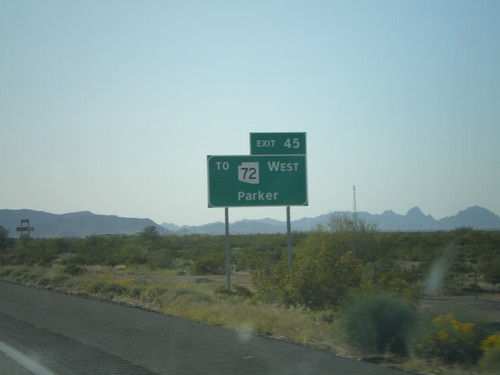 I-10 West Approaching Exit 45