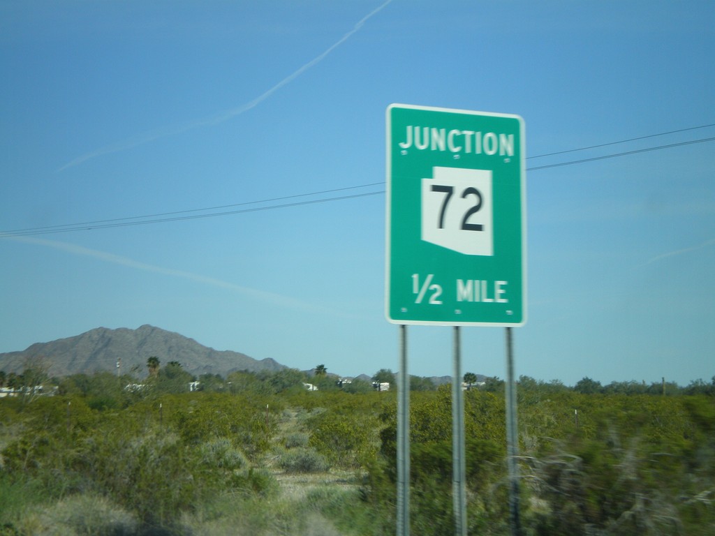 US-60 East Approaching AZ-72