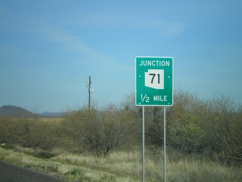 US-60 East Approaching AZ-71