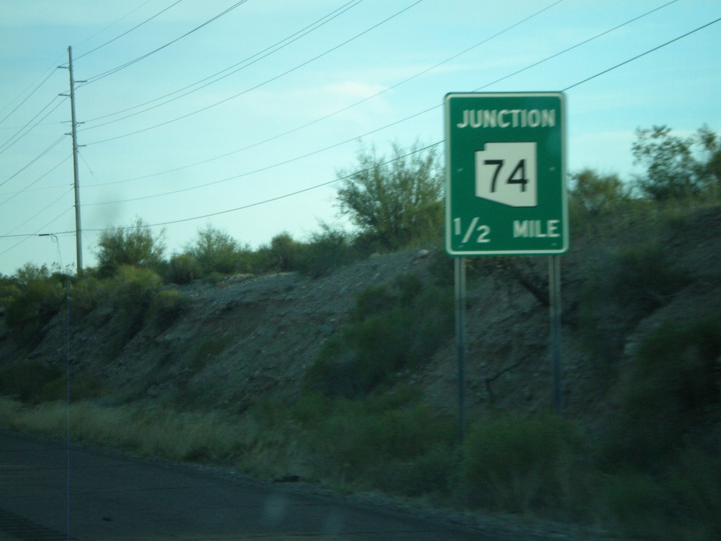 US-60 East Approaching AZ-74