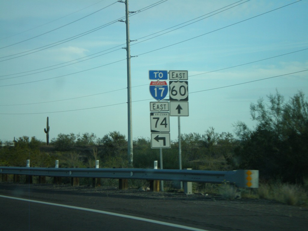 US-60 East Approaching AZ-74