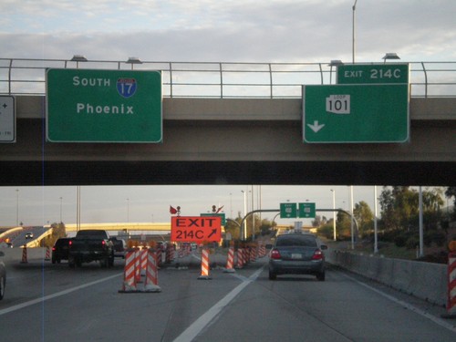 I-17 South at Exit 214C