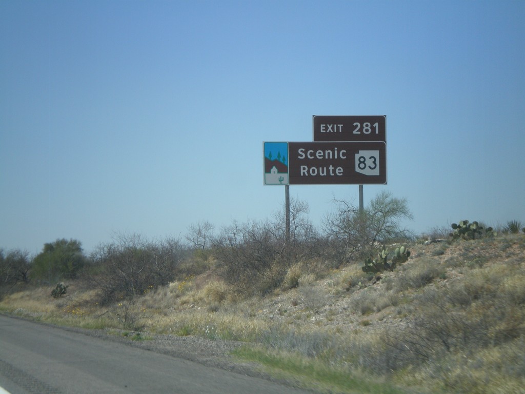 I-10 West Approaching Exit 281