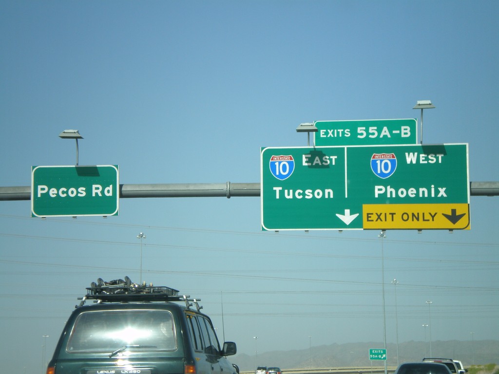 End AZ-202 West at I-10